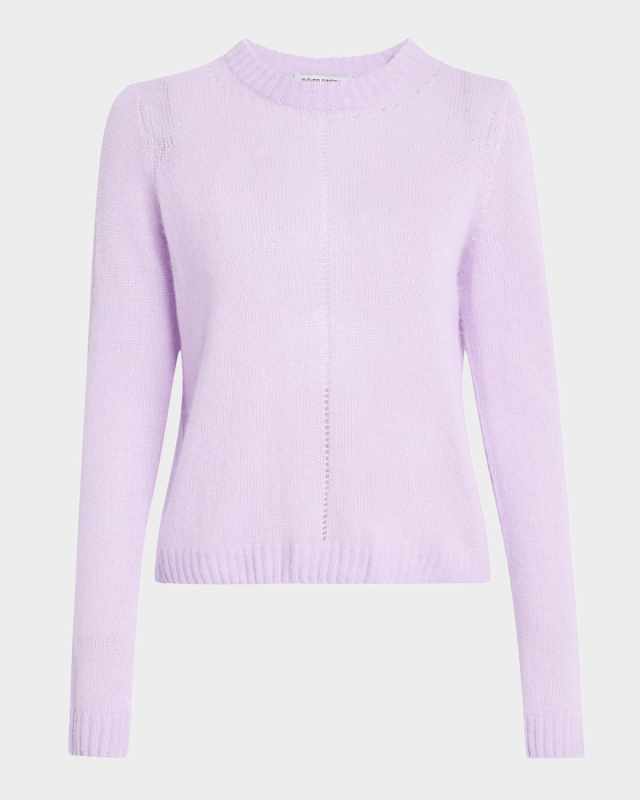 Crewneck Ladder-Stitch Sweater